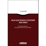 Halka Açık Ortaklık Statüsünün Sona Ermesi - Serdar Hızır