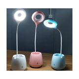 Halka LED USB Şarjlı Masa Lambası