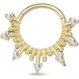 Halka Tasarım Yedi Ok Altın Helix Piercing