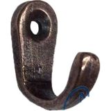 Hall Breathe Eskitme Tarzda Tekli Anahtar, Takı ve Dekor Askısı, 10X18X22 mm Bej Renk - Seçenek 1