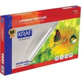 Hall Breathe KRAF A3 Parlak Laminasyon Filmi 125 Mikron 100’LÜ Paket Yüksek Kalite ve Dayanıklılık - Seçenek 1 - Altın