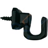 Hall Breathe Küçük Vidalı Kanca, Siyah, 15X18MM, Dayanıklı ve Pratik Takım - Seçenek 1