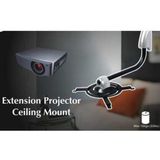 Hall Breathe Siyah Projeksiyon Askı Aparatı, Güçlü ve Dayanıklı Montaj Çözümü - Seçenek 1