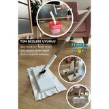 Hall Breathe Tüm Bezlere Uyumlu Akıllı Kıskaçlı Temizlik Mop Seti - Cappuccino - Seçenek 1