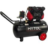 Hallettim Mytol 50L Yağsız Hızlı Dolum Kompresör 8 Bar + 5m Hortum ve Hava Tabancası