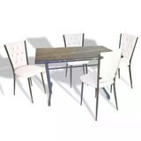 Halley - Kapitoneli Mutfak Masa Takımı - 80X120 (Werzalit, Wermodin Veya Allzalit Tabla) - Palazzo-Beyaz
