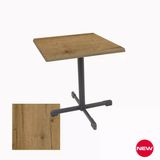 Halley Kare Masa 60X60 Cm - (Werzalit, Wermodin Ve Allzalit Tabla) - Canyon Palace Oak