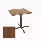 Halley Kare Masa 60X60 Cm - (Werzalit, Wermodin Ve Allzalit Tabla) - Koyu Ahşap
