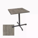 Halley Kare Masa 70X70 Cm - (Werzalit, Wermodin Ve Allzalit Tabla) - Kahve Oxid