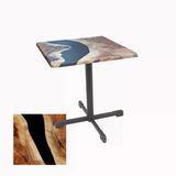 Halley Kare Masa 80X80 Cm - (Werzalit, Wermodin Ve Allzalit Tabla) - Epoxy