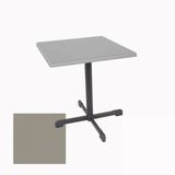 Halley Kare Masa 80X80 Cm - (Werzalit, Wermodin Ve Allzalit Tabla) - Koyu Gri