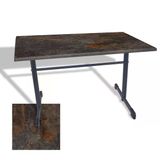 Halley Mutfak Masası 80X120 Esb (Werzalit, Wermodin Ve Allzalit Tabla) - Metalic Oxid 3