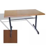 Halley Mutfak Masası 80X140 Esb (Werzalit, Wermodin Ve Allzalit Tabla) - Koyu Ahşap