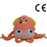 Halley Oyuncak Emeklemeye Yardımcı, Müzik Açma Kapatma Fonksiyonlu, Usb Şarjlı, Sensörlü Sevimli Ahtapot Oyuncak - Pembe