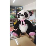 Halley Oyuncak Peluş Cam Göz Sevimli Pelüş Panda Siyah Beyaz 45 cm