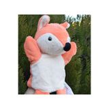 halley oyuncak Turuncu Tilki Peluş El Kuklası Hayvanlar 30 Cm 62854 Turuncu