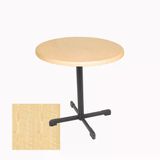 Halley Yuvarlak Esb Masa Çap 70Cm - (Werzalit, Wermodin Ve Allzalit Tabla) - Akçaağaç