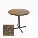 Halley Yuvarlak Esb Masa Çap 70Cm - (Werzalit, Wermodin Ve Allzalit Tabla) - Karacabey Mermer