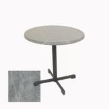 Halley Yuvarlak Esb Masa Çap 70Cm - (Werzalit, Wermodin Ve Allzalit Tabla) - Light Temperado