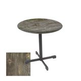 Halley Yuvarlak Esb Masa Çap 70Cm - (Werzalit, Wermodin Ve Allzalit Tabla) - Old Pine