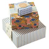 Hallmark Hediye kutuları, sargı bantları, doğum günleri, gelin duşları, anneler günü, en iyi arkadaşlar için çeşitli boyutlarda (3'lü paket: sevimli çiçekler ve çizgili)