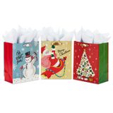 Hallmark Kağıt Mendil ile Vintage Noel Hediye Çantası Paketi