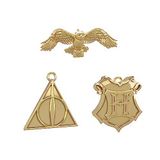 Hallmark Keepsake Minyatür Noel Süsleri 2023, Harry Potter Büyücü Dünyası Metal, Mini 3'lü Set, Harry Potter Hayranları için Hediyeler