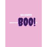 Halloween BOOk pink: Halloween SketchBOOk for Girls Pink Cute Sketchbook Scary Notebook