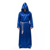 Halloween Büyücü Kostümü Yetişkin Mavi