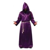 Halloween Büyücü Kostümü Yetişkin Mor