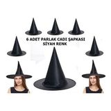 Halloween Cadi Sapkasi Yetiskin Ve Cocuk Uyumlu 6 Adet
