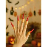 Halloween Cadı Tırnağı Cadılar Bayramı Parti Kostüm Aksesuarı Kırmızı