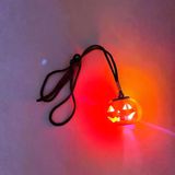 Halloween Cadılar Bayramı Bal Kabağı Kolye Işıklı 14cm çap Parti Aksesuarı