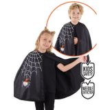 Halloween Cadılar Bayramı Kostümü Unisex Çocuk Siyah Pelerin