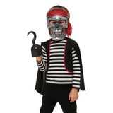 Halloween Cadılar Bayramı Maske Kuru Kafa Korsan Bandanalı Korku Maskesi
