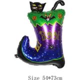 Halloween Çizmeli Kara Kedi Folyo Balon (4887)