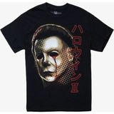 Halloween Iı Michael Myers International T-Shirt - Siyah