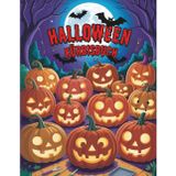 Halloween Kürbisbuch: 25 Vorlagen und 25 Seiten für eigene Ideen. Zum Schnitzen und Basteln – A4 Format