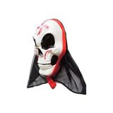 Halloween Maske Iskelet Tüllü Kırmızı Beyaz - Option-1