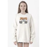 Halloween Mickey Ghost Beyaz Kadın 2ip Sweatshirt