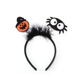 Halloween Taç Bal Kabağı ve Örümcekli