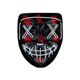 Hallowen Parti Maskesi Neon Led Işıklı Maske 3 Modlu Cadılar Bayramı Maskesi P125707s6903