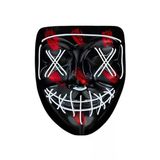 Hallowen Parti Maskesi Neon Led Işıklı Maske 3 Modlu Cadılar Bayramı Maskesi P201549s7470
