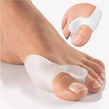 Halluks Valgus Silikon Makaralı Ayak Bunyonu Ayak Parmak Koruyucu Ortopedik Başparmak Koruyucu Aparat Parmak Eğrilik Önleyici Ortopedik Destek Kırmed