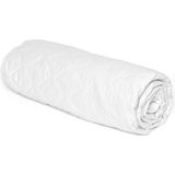 Halsa Areskutan Organik Pamuk Kumaş ve Dolgulu Fitted Alez 160X200 cm - Beyaz - Standart
