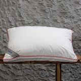 Halsa Swarm Ljumnet Pamuk Kumaş Kaz Tüyü Yastık - 50 x 70 cm - Bej Puanlı