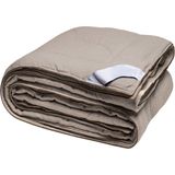Halsa Ystad Bej Keten Tencel Battal Boy Yorgan 240X220 cm - Standart