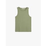 Halter Yaka Atlet Fitilli Slim Fit