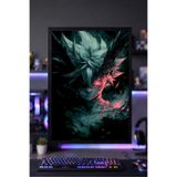 Halura Asta Black Clover Desenli Ahşap Görünümlü Çerçeve | 15x21, 21x30, 30x42 cm