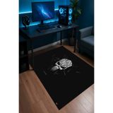 Halura Punisher Desenli Kaymaz Taban Makinede Yıkanabilir Gaming Oyuncu Gamer Genç Odası Halısı